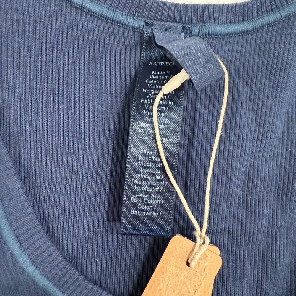 Skims Red Ribbed tank Top - Picture 2 of 3